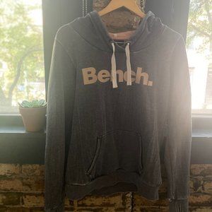 BENCH Women Hoody Light Grey/Blush Size MEDIUM